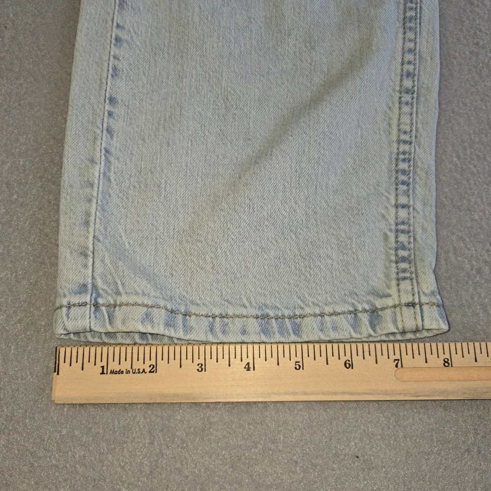Levi's 559 Relaxed Straight Jeans Mens 32x32 Light Wash Blue Denim Pants